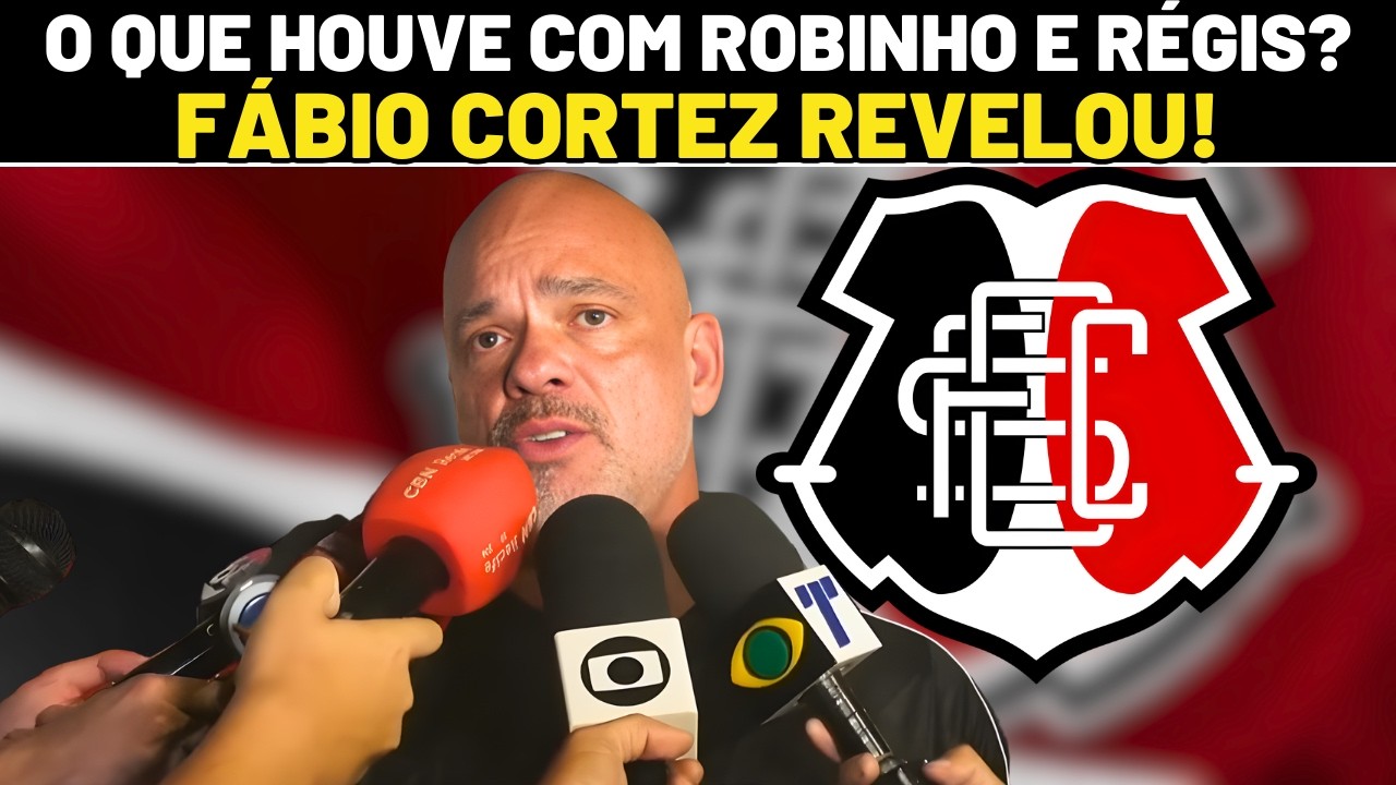 ⚫⚪🔴😱 VOCÊ NÃO VAI ACREDITAR NO QUE O TÉCNICO FALOU SOBRE ROBINHO E RÉGIS!