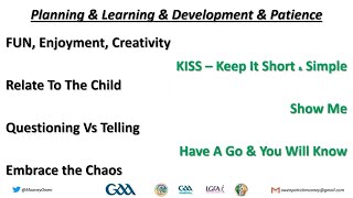 National GAA Coach Webinar Series - Expression & Freedom for Learning & Development with Owen Mooney