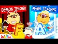 Wolfoo, Teacher Is Angel or Demon? - A New School Story About Teacher | Wolfoo Family Kids Cartoon