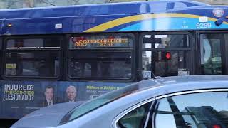 MTA Bus XD40 #9299 on the Q69 to Jackson Hts 82nd St at LIC