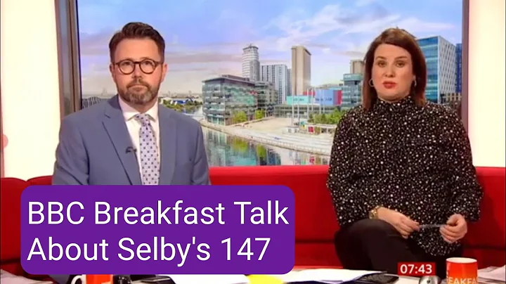 KBV-485 BBC Breakfast Talk about Mark Selby's 147 at The World Snooker Final Crucible Theatre.