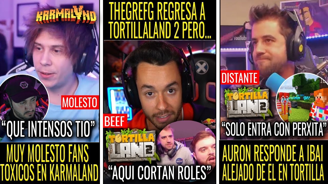 ⁣THEGREFG REGRESA a TORTILLALAND PERO... | IBAI Y PERXITA ALEJADOS De AURON |  RUBIUS MOLESTO