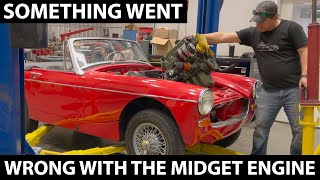 1966 MG Midget Engine Removal