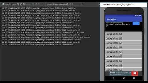 Menampilkan iklan Admob Banner dan Interstitial di aplikasi Android