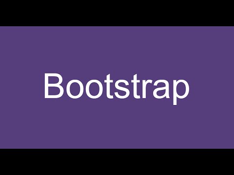 فيديو: لماذا يطلق عليه اسم bootstrapping؟