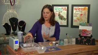 How to Make a DIY Faux Gold-Dipped Crystal Pendants by Denise Mathew 