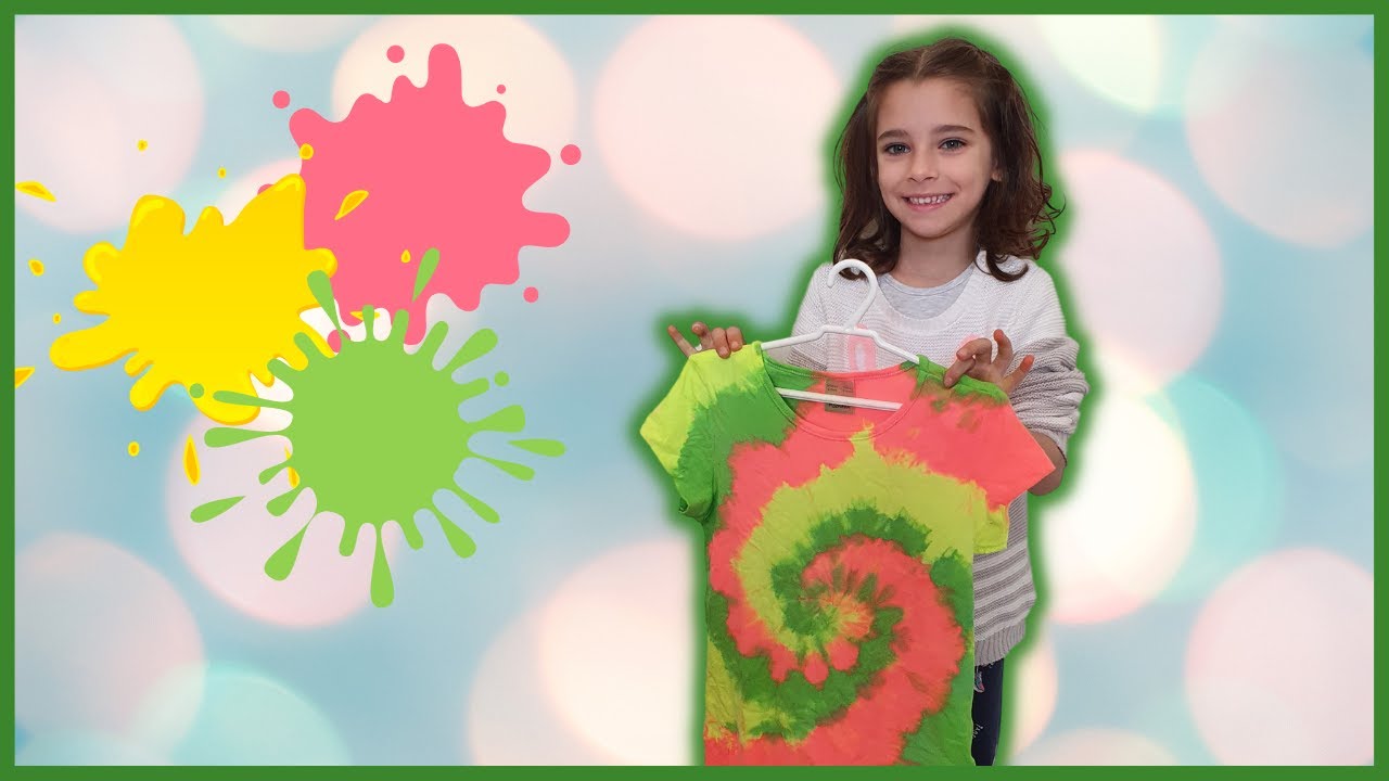 BABI FAZ CAMISETA TIE DYE - Ela ensina o passo a passo, é muito fácil!