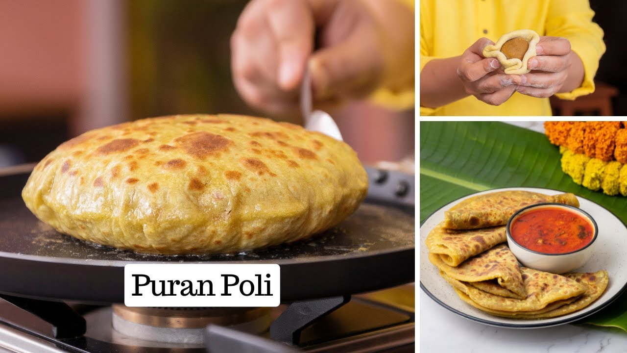 Puran Poli Recipe | पुरण पोली | Gud Chane Ka Paratha | Meeths Parantha | Quick Dessert | Kunal Kapur | Kunal Kapoor