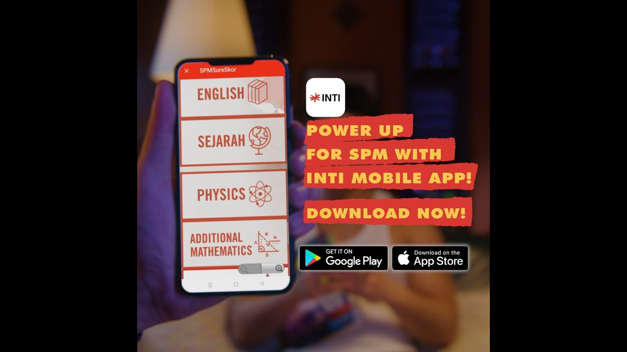 Too Much to Study but Too Little Time? Power Up for SPM with INTI Mobile App!