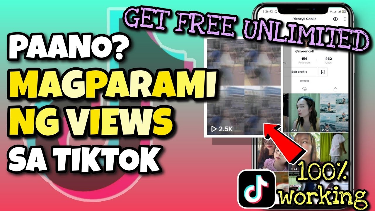 PAANO MAGPARAMI NG VIEWS SA TIKTOK | Riencyll Cabile