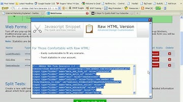 How To Add and Opt-In Box To Your Blog Using Aweber