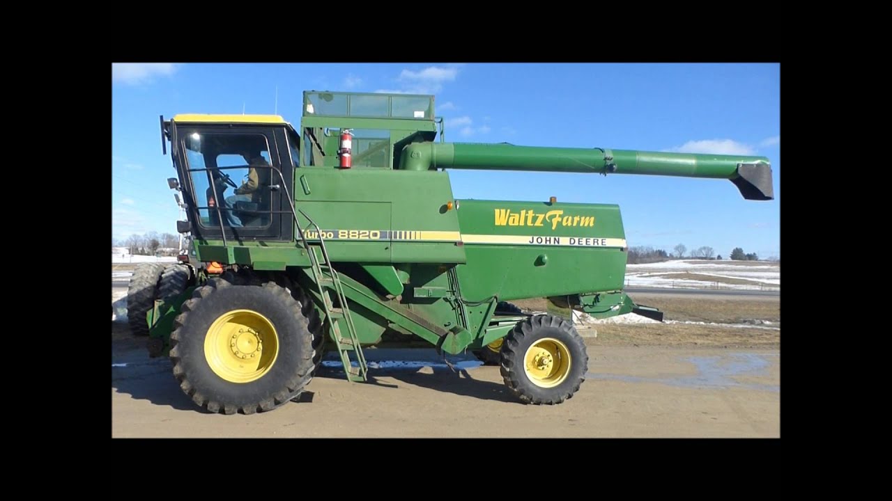 8820 John Deere 8820 Turbo Combine - YouTube