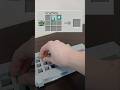 Crafting A Diamond Pickaxe From Minecraft Out Of Lego #minecraft #lego #legominecraft #shorts