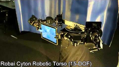 Robai Cyton Humanoid Torso Controlled By Actin