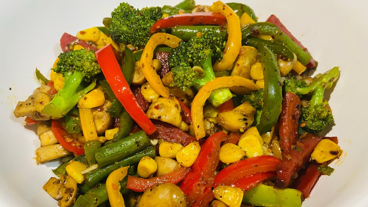 Saute vegetables recipe for weight loss Vegetables stir fry Mantej