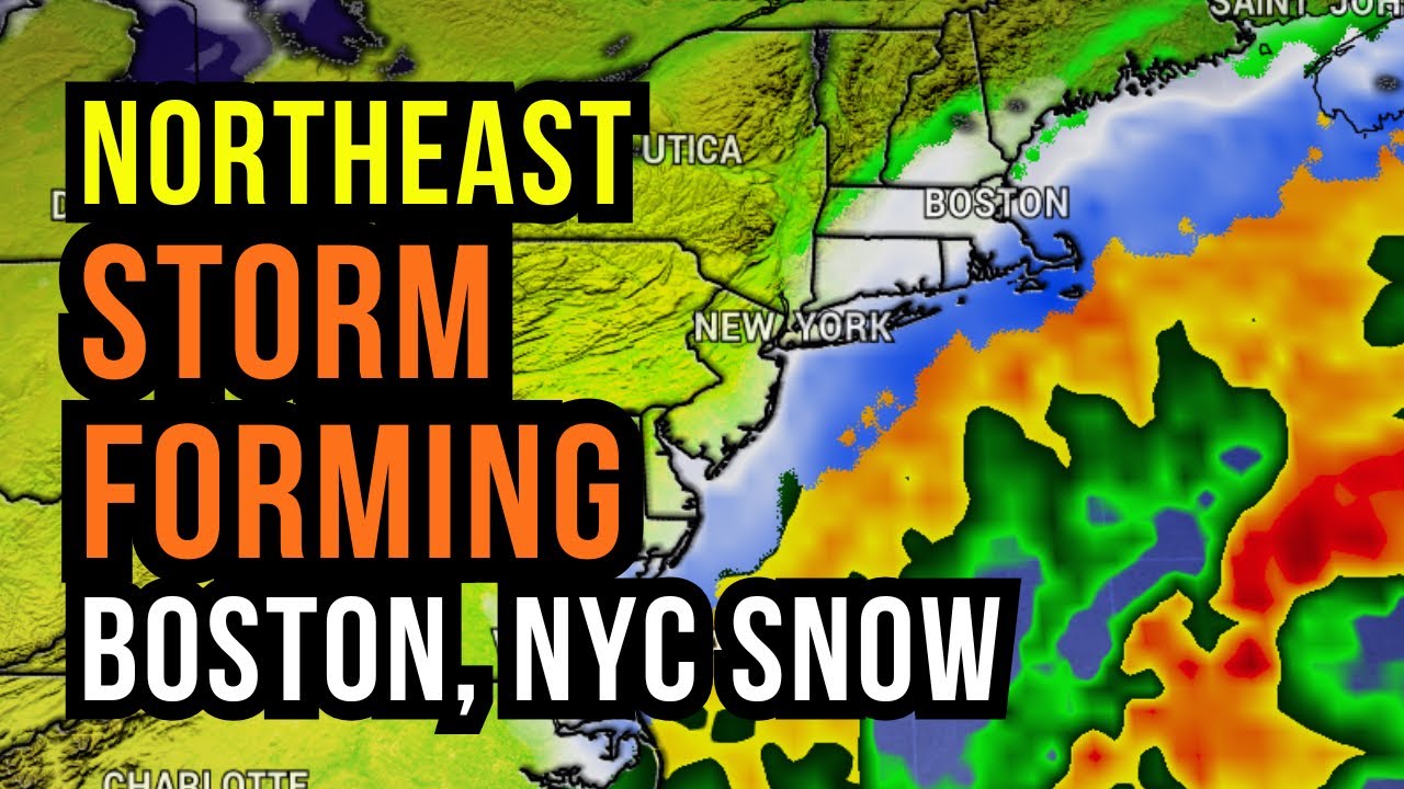 Snow Threat for Boston and New York...