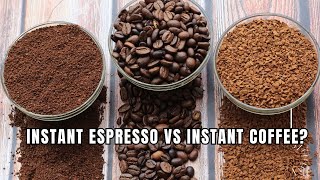 Instant Espresso vs Instant Coffee: What