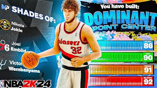 NO CLICKBAIT: Best Center build 2k24