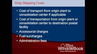 USPS Drop Ship Advanced™ Services - Window Book (02/07/12)