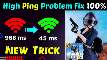 How to fix high ping problem in pubg mobile lite | high ping problem solve | low ping kaise kare