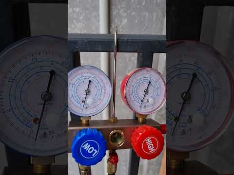 კონდიციონერის მონტაჟი. სისტემის ვაკუმაცია