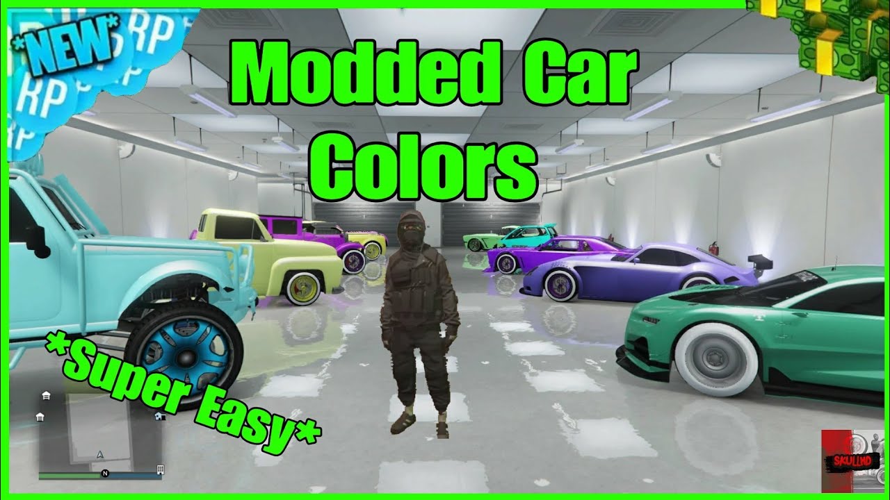 GTA 5 ONLINE HOW TO GET MODDED COLORS ON YOUR CARS AFTER PATCH 1.41
