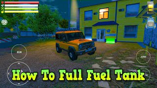 how to full fuel tank without going petrolpump | Russian Car Driver UAZ Hunter | New Android Game screenshot 5