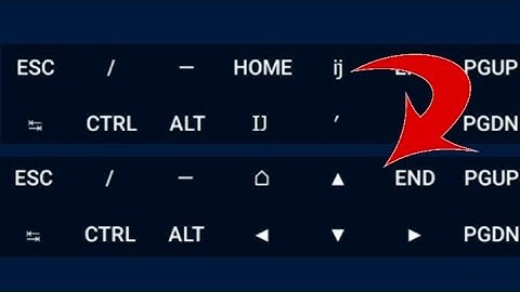 How to fix arrow keys not displaying properly in Termux