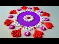 Very Simple and Colourful Rangoli Designs || Latest Beautiful Rangoli Designs for Festival