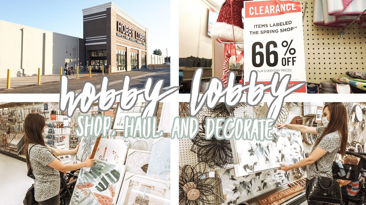 Hobby Lobby Haul Aug 2020 // Shop and Decorate with Me // Spring Shop