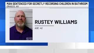 Man sentenced to 40 years for secretly recording children in bathroom