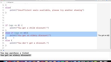Swift Programming - Nested If