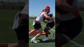 defensive drills on day 2 of rookie minicamp! #browns #nfl