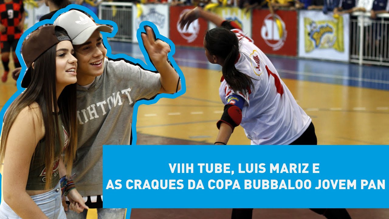 Viih Tube, Luis Mariz e as craques da Copa Bubbaloo Jovem Pan - YouTube
