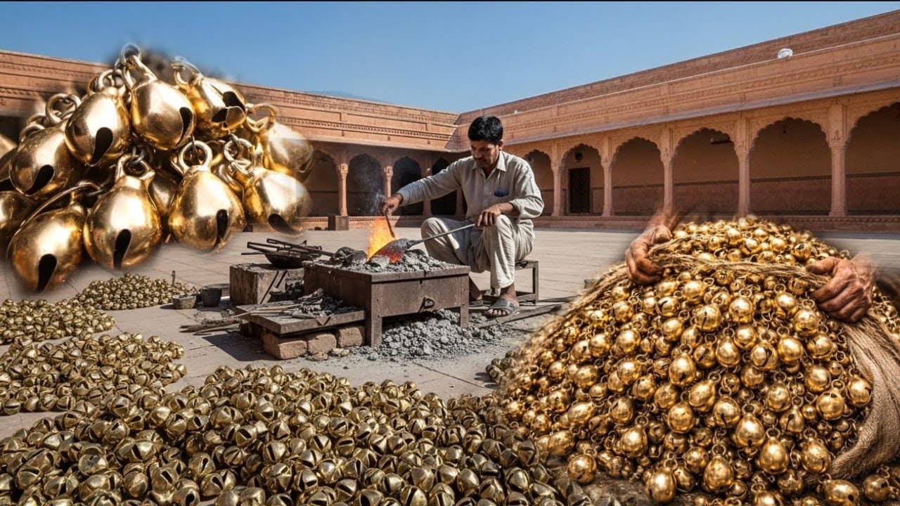 No Factory, Just a Workshop secret Producing Dance Bells from Thin ordinary sheet