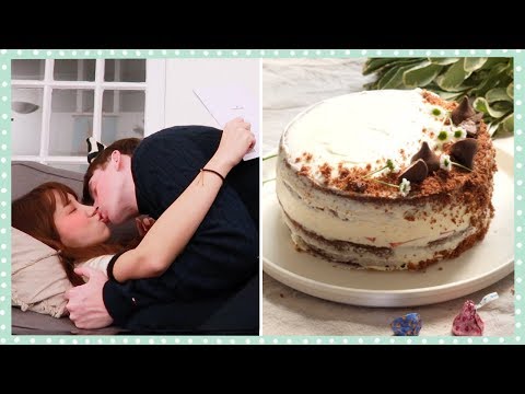 달달한 초코케익 만들고 남편과 촉촉한(?) 미리 발렌타인데이💕😚