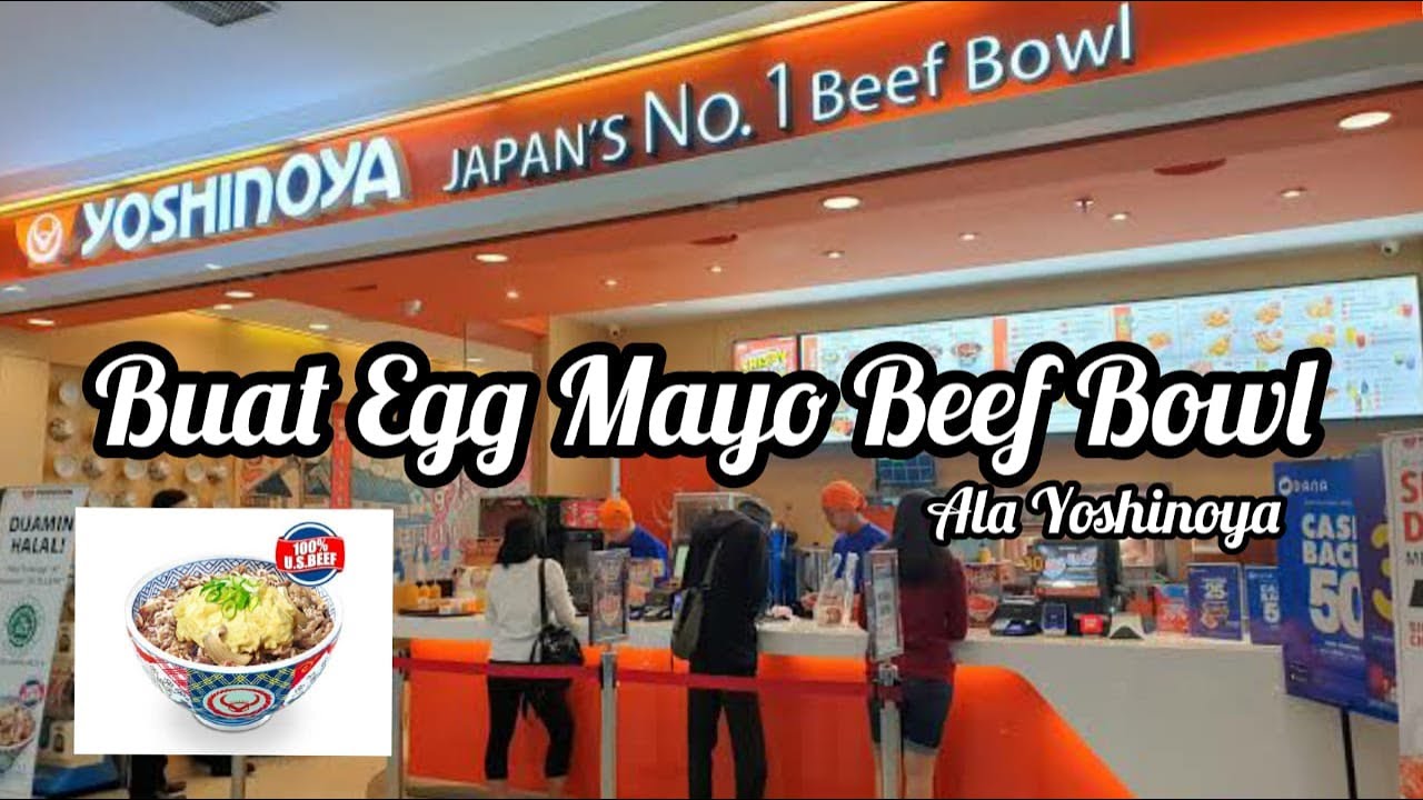 Resep Yoshinoya Rice Bowl YouTube