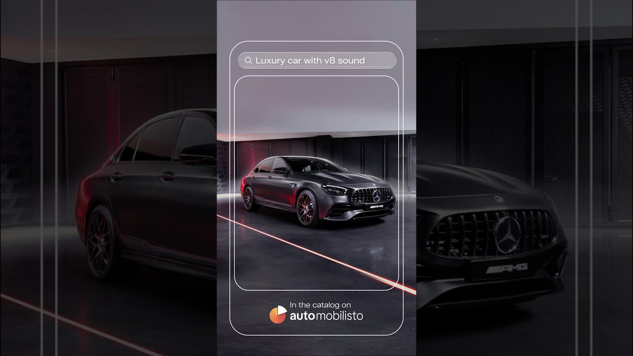 Luxury car with V8 sound? 🔊