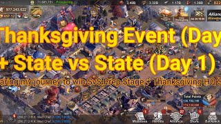 Thanksgiving Event (Day 2) + SvS Prep (Day 1)¦ My Journey¦ State of Survival screenshot 4