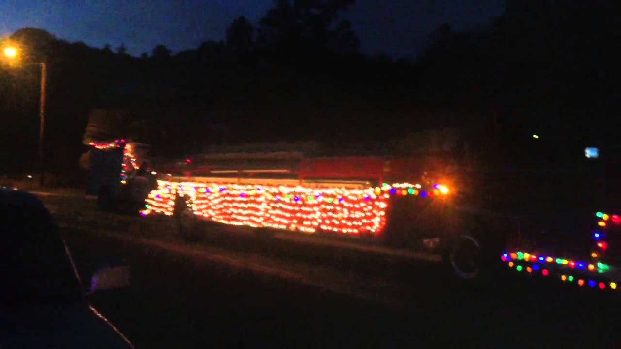 Fire truck light show
