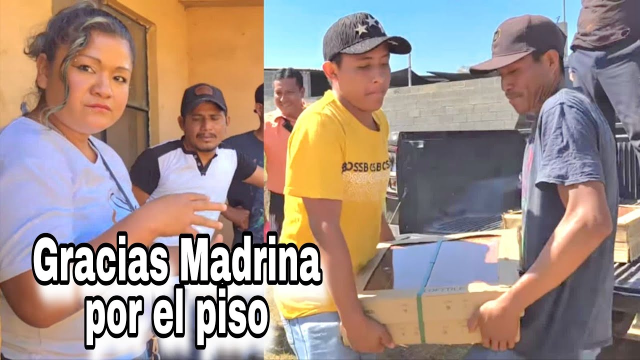 Con mas de 5,000 quetzales la Madrina ayuda a NORA para el cerámico de su casa 🏠