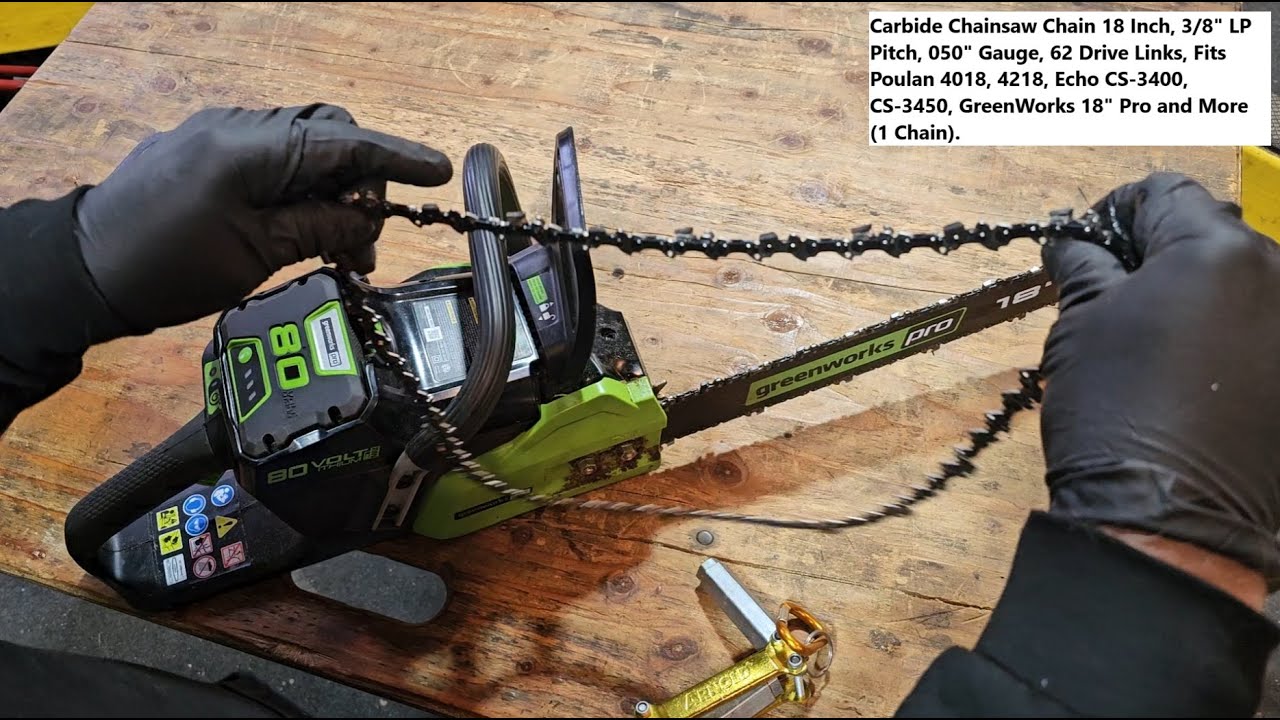 Carbide Chainsaw Chain 18
