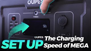 How to set the charging speed for the OUPES Mega? screenshot 4