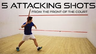 5 ATTACKING SHOTS IN SQUASH | Squash Tips screenshot 4