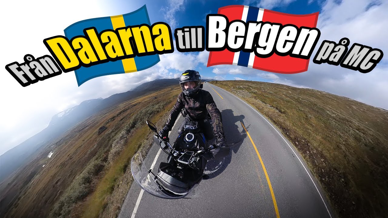 Ep.1 Från Dalarna till Bergen, Norge på MC - 200 mil av episk asfaltstouring.