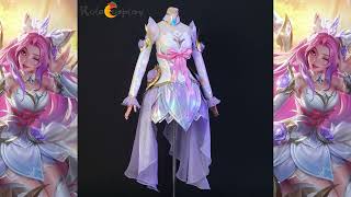 NEW: Seraphine Crystal Rose Cosplay - YouTube
