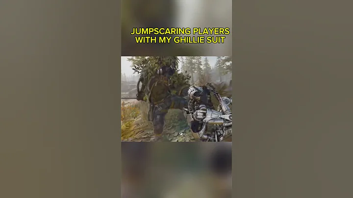 Jumpscaring STREAMERS with my GHILLIE SUIT in WARZONE #warzone #gaming #fyp #cod