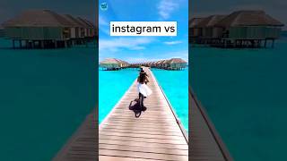 Maldives - Instagram vs Reality 🤯 #travel #countries #viral #maldives