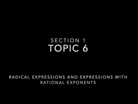 Section 1: Topic 6