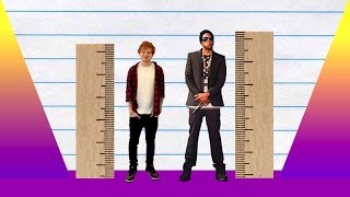How Much Taller? - Ed Sheeran vs Jay Z!